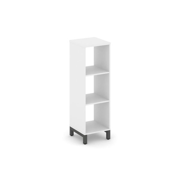 Каркас стеллажа 3 яруса SN.KS-310 (387х400х1248) (Белый/Металл Антрацит)
