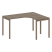 Стол криволинейный правый Metal System Style БП.СА-3 Пр 1400x1200x750 (Дуб Наварра/Серый металл)