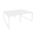 Рабочая станция на О-образном м/к Onix O.MO-D.RS-4.1.8 1960x1635x750 (Тиквуд Темный/Белый Металл)