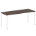 Стол письменный Metal System Style БП.СП-5 1800x720x750 (Дуб Наварра/Серый металл)