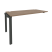 Наборный элемент рабочей станции на П-образном м/к Onix O.MP-1.NRS-3.7 1380x720x750 (Тиквуд Темный/Белый Металл)