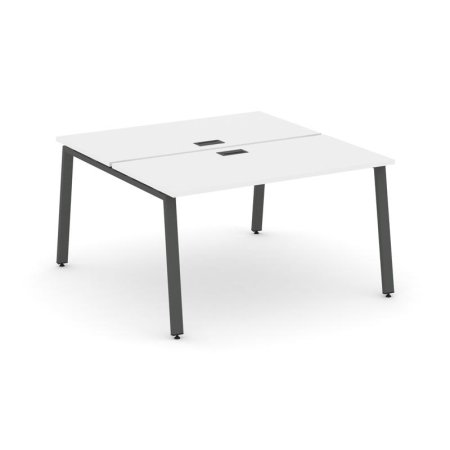 Рабочая станция 2-х сторонняя SN-6A.DRS-021 (980х1632х750) (Белый/Металл Антрацит)