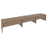 Рабочая станция Onix O.RS-3.4.8 4740x800x750 (Тиквуд Светлый)