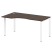 Стол криволинейный левый Metal System Style БП.СА-1 Л 1600x900x750 (Дуб Наварра/Серый металл)