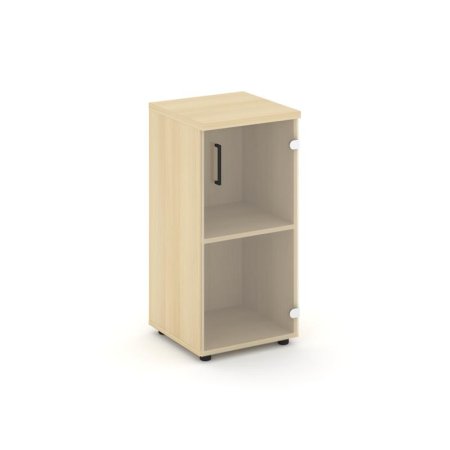 Шкаф низкий узкий SN.STU-302(R) (400х400х833) (Акация Лорка/Прозрачный)