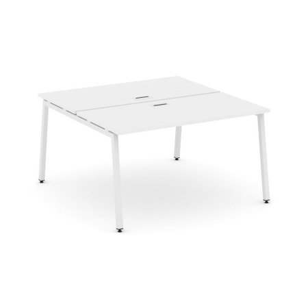 Рабочая станция 2-х сторонняя SN-4A.DRS-001 (980х1232х750) (Белый/Металл Белый)