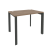 Стол рабочий на П-образном м/к Onix O.MP-SP-1.7 980x720x750 (Тиквуд Темный/Белый Металл)