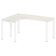 Стол криволинейный левый Metal System Style БП.СА-4 Л 1600x1200x750 (Дуб Наварра/Серый металл)