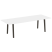 Стол переговорный на деревянных опорах Onix Wood Direct OW.PRG-25 2580x980x750 (Тиквуд Темный/Дуб Светлый)