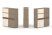 Тумба двойная + высокая надставка ES.NB.2V-25 (1500х410х1520) (Латте/Тиквуд Светлый)