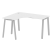 Стол криволинейный левый Metal System Style БА.СА-3 Л 1400x1200x750 (Дуб Наварра/Серый металл)