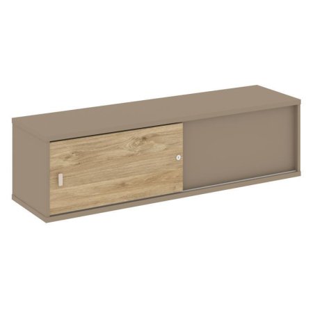 Надставка на 2 тумбы низкая ES.NN-4.2 (1500х410х410) (Латте/Тиквуд Светлый)