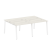 Рабочая станция на 4 рабочих места на А-образном м/к Metal System Style БА.СМ-4.1 2000x1475x750 (Дуб наварра/Серый металл)