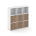 Стеллаж Locker Plus LK.K-003 1188x350x1203 (Дуб Аризона)