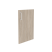 Дверь ЛДСП низкая правая Onix O.D-3R 396x18x766 (Тиквуд Светлый)