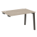Стол-приставка к опорным элементам на деревянных опорах Onix Wood OW.SPR-2.8 1180x800x750 (Тиквуд Светлый/Дуб Темный)