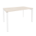 Стол рабочий на П-образном м/к Onix O.MP-SP-3.8 1380x800x750 (Тиквуд Темный/Белый Металл)