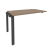Наборный элемент рабочей станции на П-образном м/к Onix O.MP-1.NRS-2.7 1180x720x750 (Тиквуд Темный/Белый Металл)