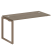 Проходной наборный элемент рабочей станции Metal System Style БО.ПРС-СП-1.3 1400x720x750 (Дуб Наварра/Серый металл)