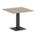 Стол квадратный VR.SP-5-90.2 900x900x750 (Серый/Белый Металл)