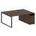 Рабочая станция Metal System Style БО.РС-СТП-2.3 1812x1475x750 (Дуб Наварра/Серый металл)
