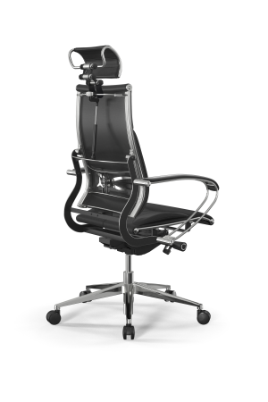 Кресло для руководителя Метта Y 2DM B2-10K - Infinity /Kc06/Nc06/K2cL/H2cL-3D(M26.B32.G25.W03) (Черный)