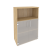 Шкаф средний широкий Onix O.ST-2.2 800x420x1207 (Тиквуд Светлый)