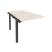 Наборный элемент рабочей станции на м/к Onix O.M-2.NRS-0.7 780x1475x750 (Тиквуд Темный/Белый Металл)