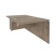 Стол-приставка двойной к опорным элементам Onix O.D.SPR-1.8 980x1635x750 (Тиквуд Светлый)