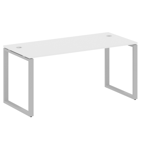 Стол письменный Metal System Style БО.СП-4 1600x720x750 (Белый/Серый металл)