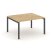 Стол переговорный SN-5P.SPRG-032.3 (1180х1180х750) (Тиквуд Светлый/Металл Антрацит)