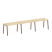 Рабочая станция на 3 рабочих места на А-образном м/к Metal System Style БА.СМ-3.2 3600x720x750 (Дуб наварра/Серый металл)