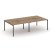 Рабочая станция 2-х сторонняя SN-4P.DRS-031 (1960х1232х750) (Тиквуд Светлый/Металл Антрацит)