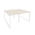 Рабочая станция на О-образном м/к Onix O.MO-D.RS-4.0.7 1560x1475x750 (Тиквуд Темный/Белый Металл)