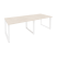 Стол переговорный Onix O.MO-PRG-2.2 2360x980x750 (Тиквуд Темный/Белый Металл)