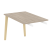 Брифинг-приставка на деревянных опорах Onix Wood Direct OW.BR-11 1180x720x750 (Тиквуд Темный/Дуб Светлый)