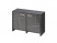 Тумба для документов Festus FI-12-02.G 1222x460x806 (Хромикс Белый/Камень Пьетра Гриджиа черный)