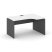 Стол рабочий эргономичный SN-D.SPA-011(R) (1380х700/980х750) (Тиквуд Светлый/Антрацит)