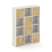 Стеллаж Locker Plus LK.K-006 1188x350x1593 (Дуб Аризона)
