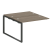 Проходной наборный элемент рабочей станции Metal System Style БО.ПРС-СП-2.2 1200x1475x750 (Дуб Наварра/Серый металл)