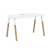 Стол прямой Forta FST 1167 1180x733x670 (Дуб Гамильтон/Черный графит)