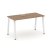Стол письменный SN-6A.SP-011 (980х700х750) (Тиквуд Светлый/Металл Антрацит)