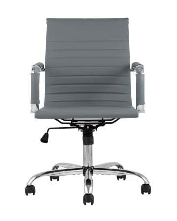 Кресло офисное TopChairs City S серое (Компьютерное кресло City серый)