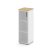 Шкаф средний узкий SN.STU-206(L) (400х400х1203) (Антрацит/Тиквуд Светлый/Сатин)