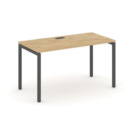 Стол письменный SN-4P.SP-021 (980х800х750) (Тиквуд Светлый/Металл Антрацит)