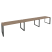 Рабочая станция на О-образном м/к Onix O.MO-RS-3.4.7 4740x720x750 (Тиквуд Темный/Белый Металл)