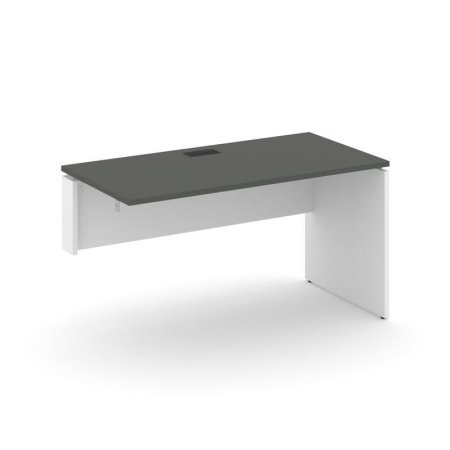 Стол-приставка к опорным элементам SN-D.OPRS-014(L) (1580х700х750) (Антрацит/Белый)