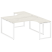 Рабочая станция криволинейная Metal System Style БО.РАС-СА-2.4 1600x2435x750 (Дуб Наварра/Серый металл)