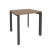 Стол рабочий на П-образном м/к Onix O.MP-SP-0.7 780x720x750 (Тиквуд Темный/Белый Металл)