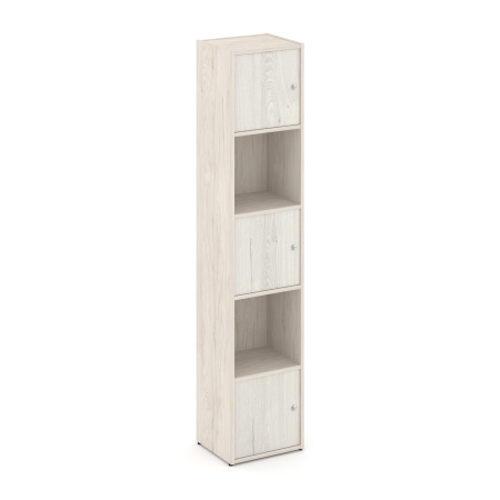 Стеллаж Locker Plus LK.K-007 408x350x1983 (Денвер Светлый | Дуб Наварра)